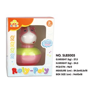 Cute Tumbler Doll Roly-Poly Baby Toys for 6+ month
